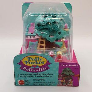 BRAND NEW IN BOX POLLY POCKET POLLYVILLE TREE HOUSE BLUEBIRD 1994